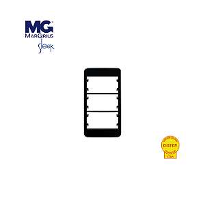 Placa para Condulete 3/4 3 Postos Preta – Linha Sleek - MarGirius