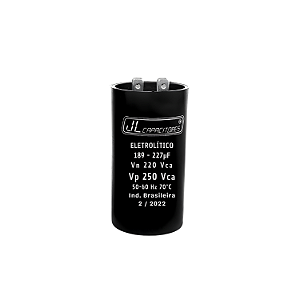 Capacitor Eletrolítico 189-227uF 220V para Motor – JL
