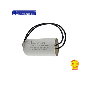 Capacitor para Tanquinho 25uF 250V – JL