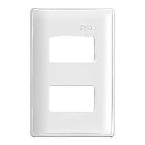 Placa 4x2 2P Separados com Suporte - Linha Simon 19/20