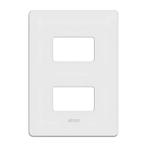 Placa 4x2 2P Separados com Suporte - Linha Simon 20/19