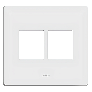 Placa 4x4 2+2 Postos Juntos com Suporte - Linha Simon 20/19