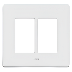 Placa 4x4 3+3 Postos Juntos com Suporte - Linha Simon 20/19