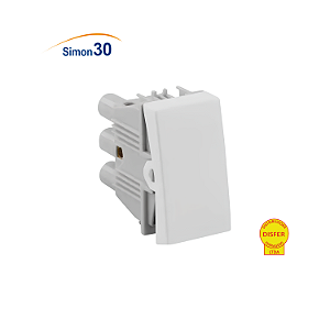 Módulo Interruptor Simples Branco - Linha Simon 30/35