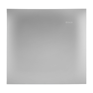 Placa 4x4 Cega Alumínio com Suporte - Linha Simon 30/35