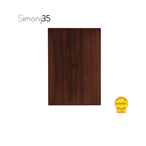 Placa 4x2 Cega Tabaco - Linha Simon 35/30