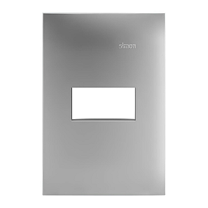 Placa 4x2 1 Posto Alumínio - Linha Simon 35/30