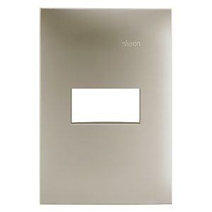 Placa 4x2 1 Posto Champagne - Linha Simon 35/30