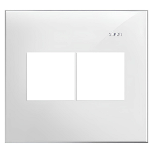 Placa 4x4 2+2 Postos Branca - Linha Simon 35/30