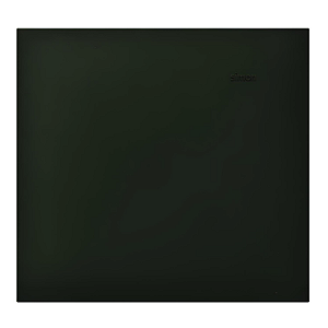 Placa 4x4 Cega Preto Fosco - Linha Simon 35/30