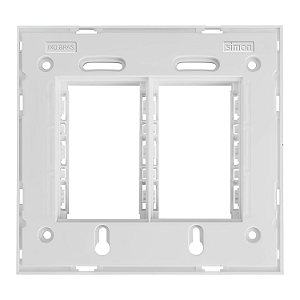 Suporte para Placa 4x4 Horizontal Branco - Linha Simon 35/30