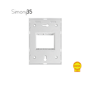 Suporte para Placa 4x2 Vertical Branco - Linha Simon 35/30
