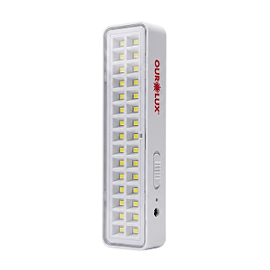 Luminária Multiuso Mini Luz de Emergência 30 Leds 2W Bivolt – Ourolux