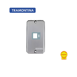 Tampa 1 Posto RJ45 de Alumínio para Condulete 3/4" – Tramontina