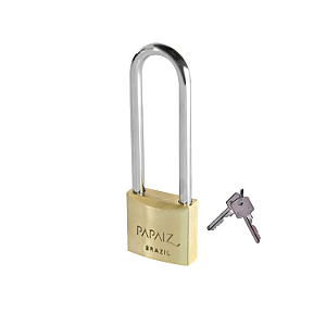 Cadeado Latão Haste Longa CR40/50 - Papaiz