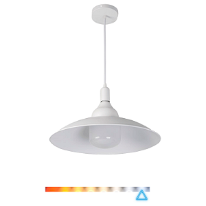 Pendente Multiflex Alumínio c/ Lâmpada Alta Potência e27 40W 3200lm 6500K - Bronzearte