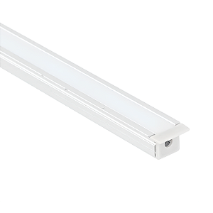 Perfil para Fita LED de Embutir Baby 2m Branco 10x14mm - Gaya