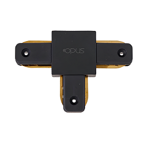Conector T para Trilho Eletrificado Preto - Opus