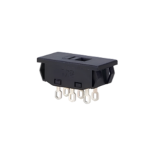Chave Interruptor Deslizante 110/220 HH Bipolar HH201- Plástico - MarGirius