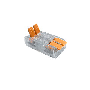 Conector de Emenda Junção 2P 0,2-2,5mm² 24A Transparente – Green