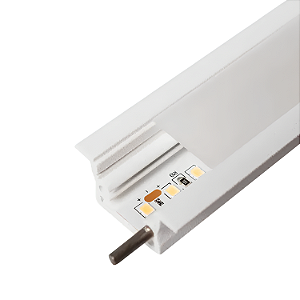 Perfil de Embutir Garbo 34x17 - 1 Metro - Branco – Usina Design