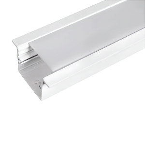Perfil de Embutir Polo 46x27 - 2 Metros - Branco – Usina Design
