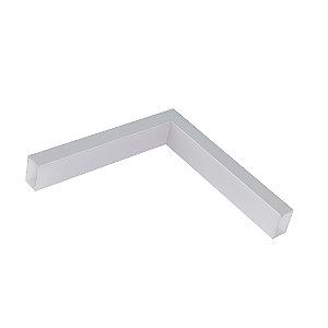 Junção de Teto/Parede para Perfil de Sobrepor Wood - Branco – Usina Design