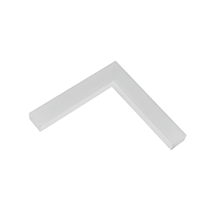 Junção de Teto/Teto para Perfil de Sobrepor Wood - Branco – Usina Design