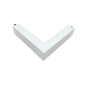 Junção de Quina para Perfil de Sobrepor Garbo - Branco – Usina Design