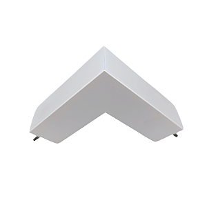 Junção de Quina para Perfil de Sobrepor Polo - Branco – Usina Design