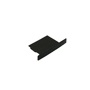 Tampa Plástica para Perfil de Embutir Polo - Preto – Usina Design