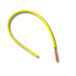 Cabo Flexível 6,00mm Amarelo (Cada Metro) - Ibérica