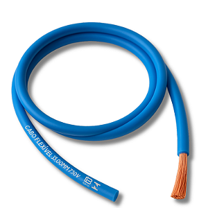 Cabo Flexível 35,00mm Azul (Cada Metro) - Ibérica