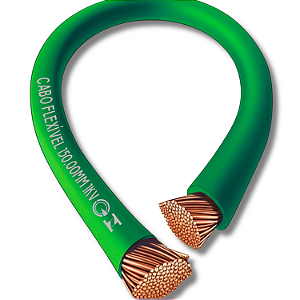 Cabo Flexível 150,00mm Verde (Cada Metro) - Cobremack