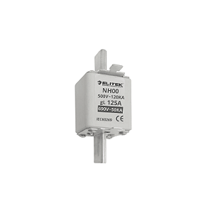 Fusível Retardado NH00 125A 500V 120kA - Elitek