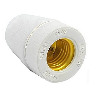Soquete para Tempo de Porcelana E27 – Foxlux