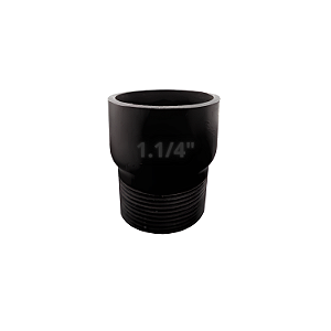 Adaptador para Eletroduto Rosca/Bolsa 1.1/4" Preto – Hidrossol