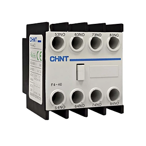 Bloco Auxiliar Contator F4-40 4NA – Chint