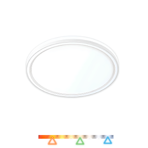 Plafon LED Genova 37cm 31w 2015lm Multitemperatura Bivolt - Hevvy