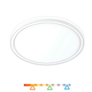 Plafon LED Genova 46cm 45w 2925lm Multitemperatura Bivolt - Hevvy
