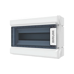 Caixa de Distribuição Sobrepor IP65 String Box Frisanco 12 Módulos DIN – Brum