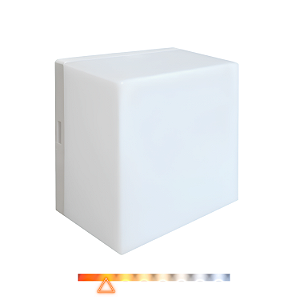 Arandela LED Gelo Kubo 12W 3000K 960lm IP65 Bivolt - Embu LED