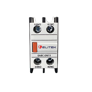 Bloco de Contato Auxiliar para Contator EABC DN11 1NA + 1NF – Elitek