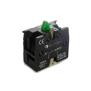 Bloco de Contato para Botão 1NA – Elitek