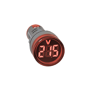 Voltímetro Digital AC 50-500V Vermelho LK-KN52 22mm – Lukma