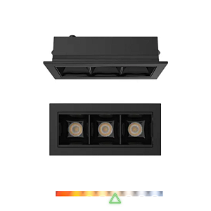 Spot de Embutir Point Fixo 6W 390lm 4000K IRC>90 Bivolt Preto – Spotline