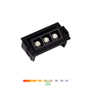 Spot de Embutir Point Direcionável 6W 390lm 4000K IRC>90 Bivolt Preto – Spotline