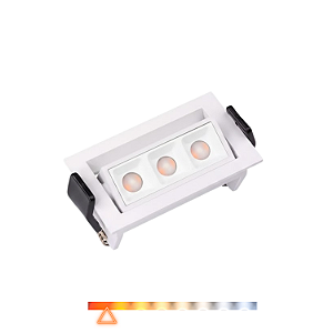 Spot de Embutir Point Direcionável 6W 390lm 2700K IRC>90 Bivolt – Spotline