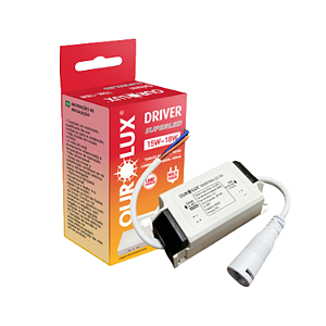 Reator / Driver SuperLED 15W–18W Bivolt – Ourolux