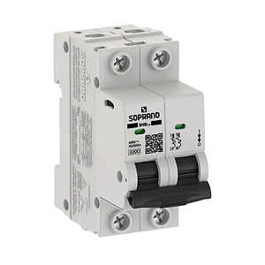 Disjuntor Bipolar 25A SHB GIII Curva C – Soprano